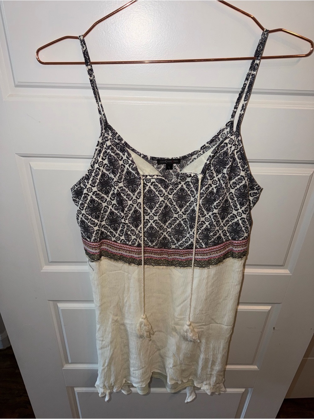 Boho Print Spaghetti Strap Tunic